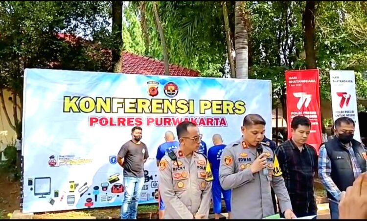 Polres Purwakarta Tangkap Oknum Debt Collector
