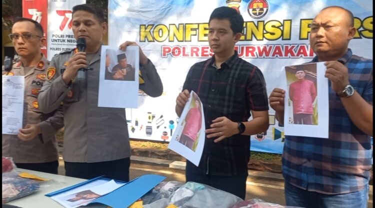 Polres Purwakarta Gelar Konferensi Pers Kasus Pencabulan Guru Ngaji