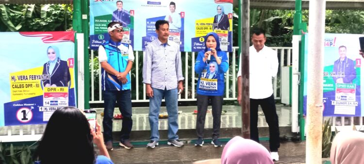 Kolaborasi Caleg Partai Demokrat Dialog Bersama Masyarakat Munjul Jaya