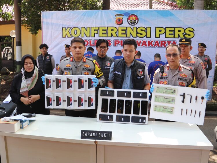 Polres Purwakarta Ringkus Komplotan Pencuri Spesialis Sepeda Motor