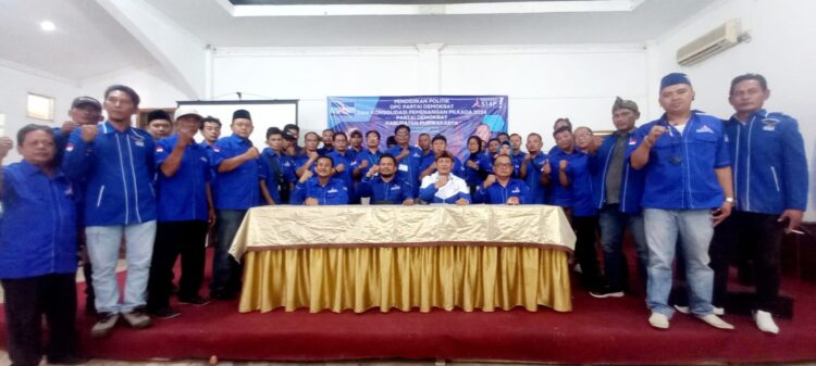 Calon Bupati Purwakarta Abang Ijo Hapidin Hadiri Kegiatan Dikpol Partai Demokrat