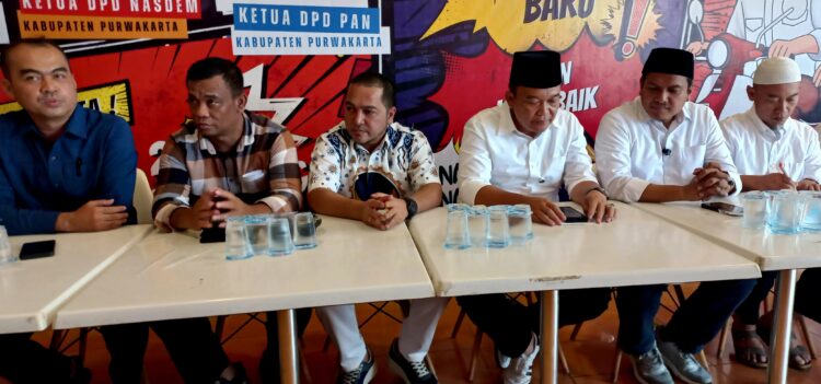 Pasangan YAKIN Gelar Konferensi Pers Usai Pilkada Purwakarta 2024