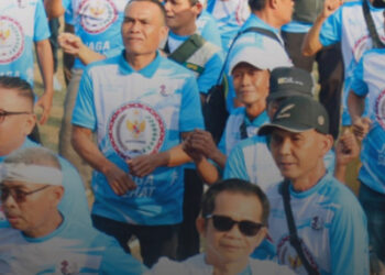 Sinergi Pemerintah dan Hukum, Om Zein Bersama Kajari Purwakarta Hadiri Acara ABPEDNAS di Lapang Sahate